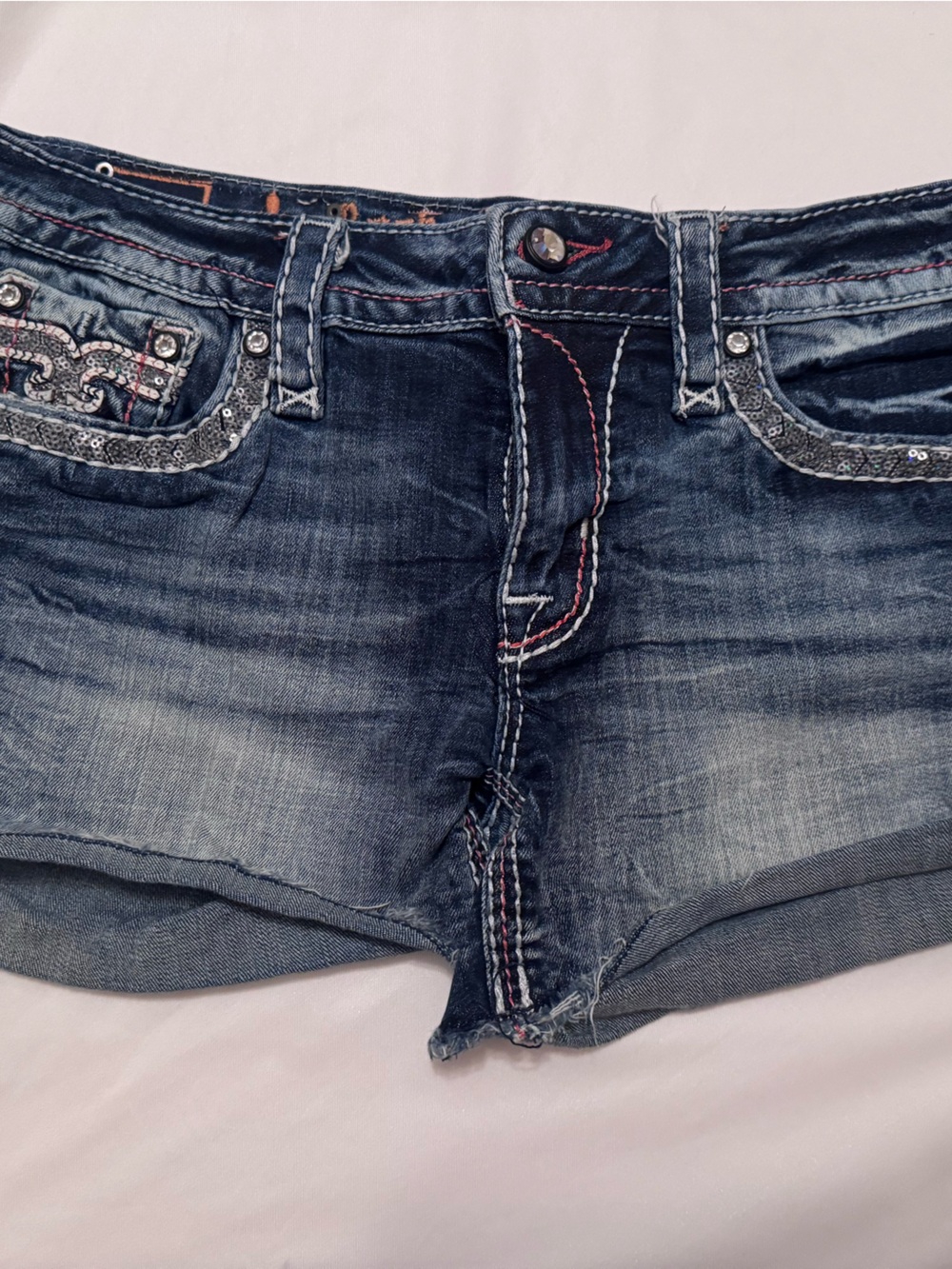 Rock Revival Windie Denim Shorts Blue